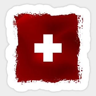 Switzerland artwork Sticker